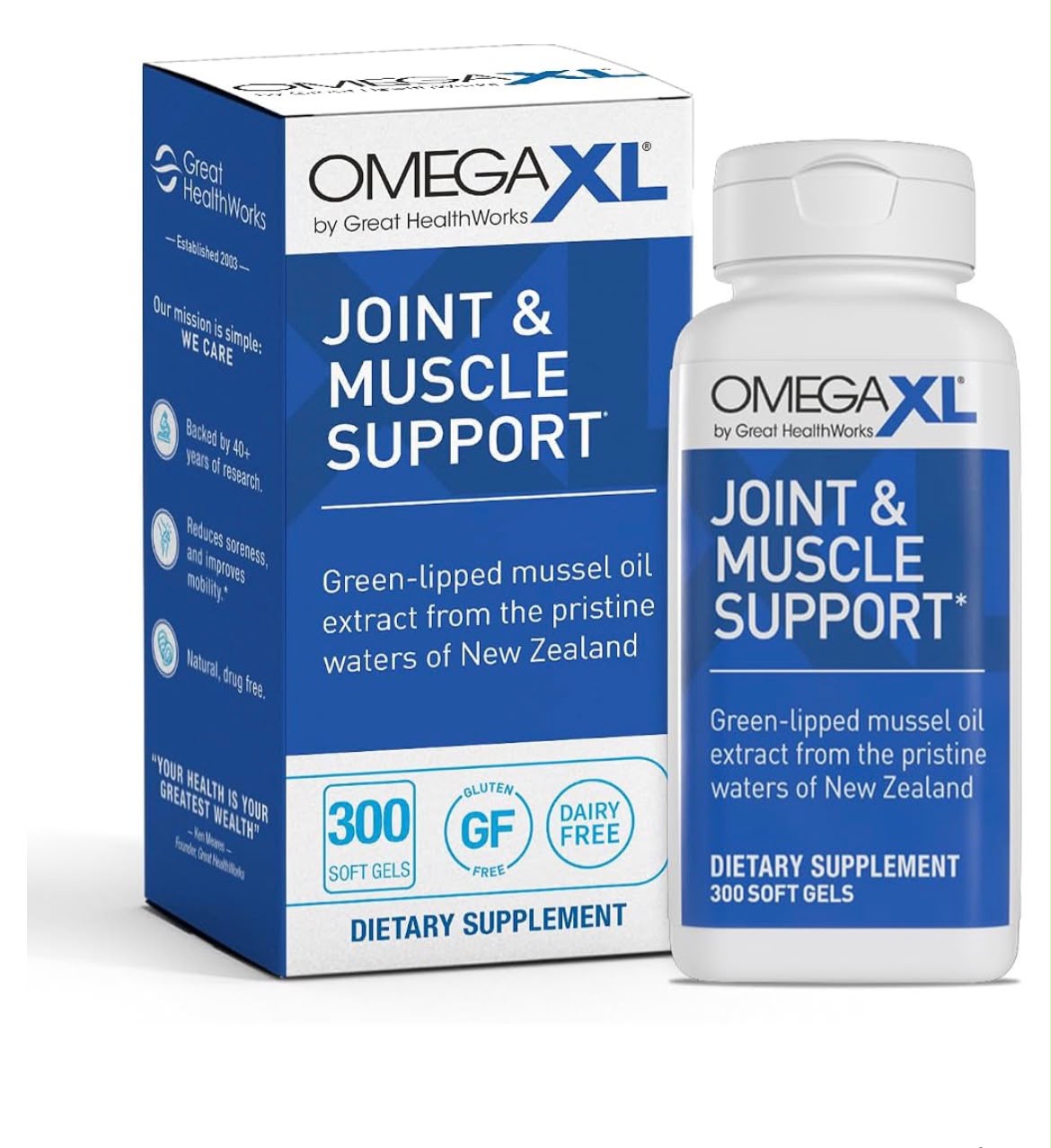 OmegaXL 300 Count, Soft Gels - Joint Health Supplement,FRESH USA STOCK