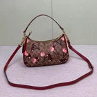 COACH Teri Shoulder Bag Signature Canvas Cherry Print CY694 Outlet New