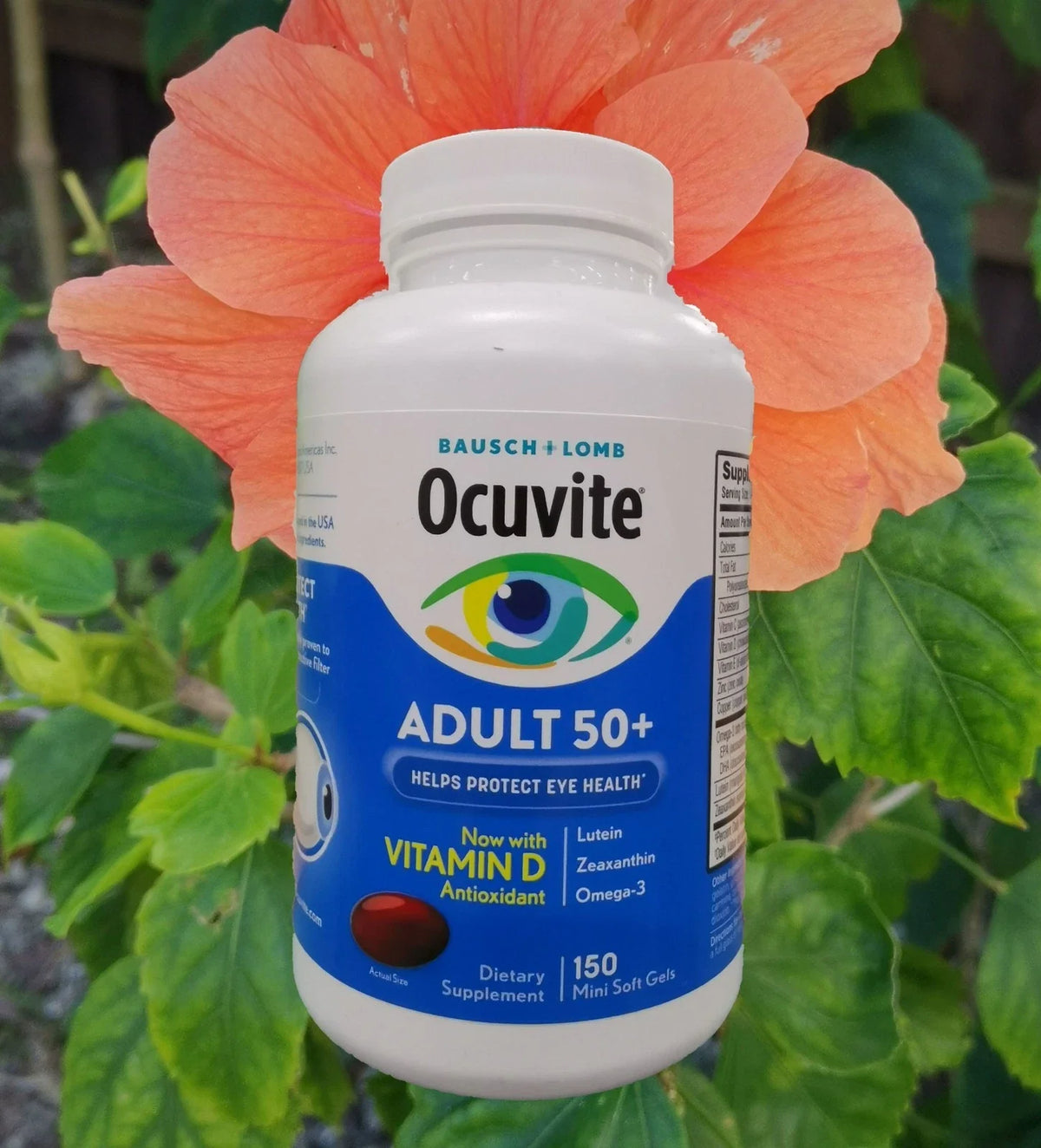 Bausch + Lomb Ocuvite Adult 50+ Eye Vitamin & Mineral Supplement 150 Softgels